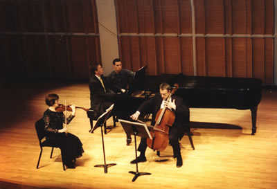 A Mountain Path for violin, cello, piano (first NYC performance); Judith Yanchus, violin, David Heiss, cello, John Churchwell, piano