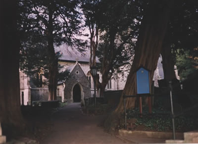 St. Martin’s Church in Laugharne (Dylan and Caitlin Thomas are buried in the adjoining cemetery